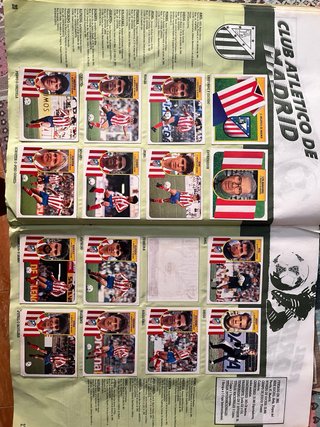 Álbum cromos Liga 91-92 y 92-93 Fútbol 1ª División
