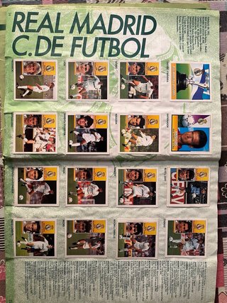 Álbum cromos Liga 91-92 y 92-93 Fútbol 1ª División