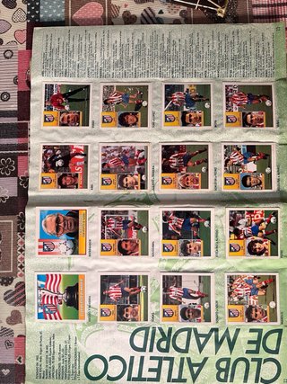 Álbum cromos Liga 91-92 y 92-93 Fútbol 1ª División