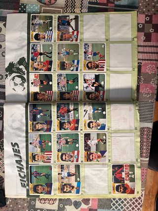 Álbum cromos Liga 91-92 y 92-93 Fútbol 1ª División