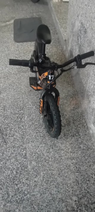 Bicicleta Eléctrica Infantil Naranja