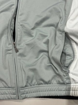 Chaqueta Nike Vintage Gris, Negra y Blanca Talla L