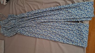 Mono Zara floral azul talla 12-13