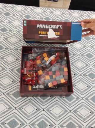 Juego de mesa Minecraft Portal Dash