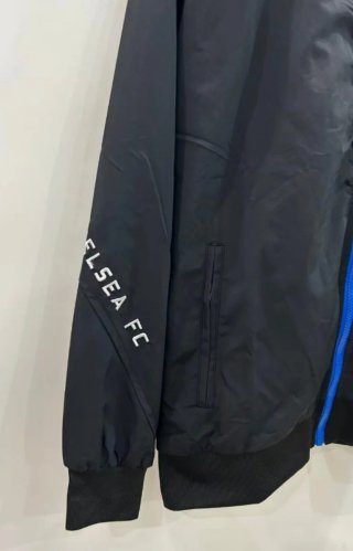 Sudadera Nike Chelsea FC Negra y Azul