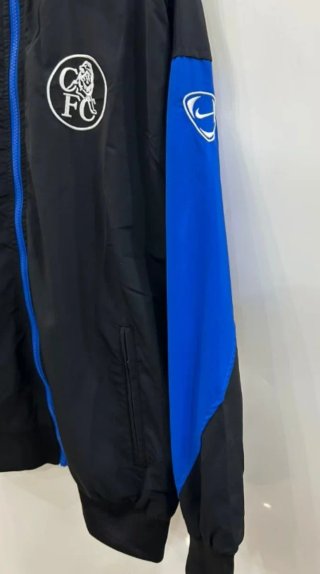 Sudadera Nike Chelsea FC Negra y Azul
