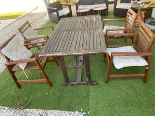 Silla de jardín de madera Ikea