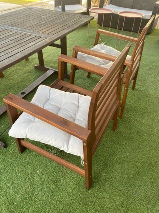 Silla de jardín de madera Ikea