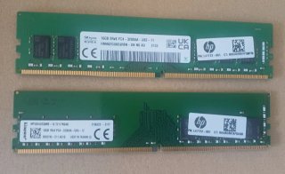 2x 16GB DDR4 HP RAM 3200MHz