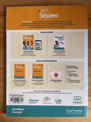Libro Frances 5 PETIT SESAME 1 ELEVE A1.1