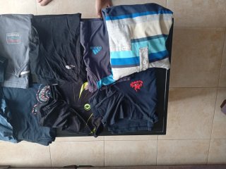 Lote 8 Camisetas + 1 Sudadera Talla 16