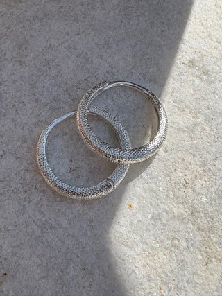 Aros Plata ley 925