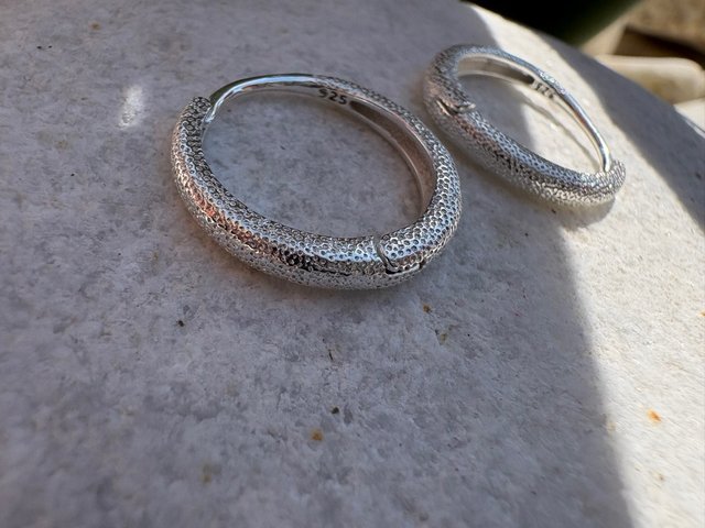 Aros Plata ley 925