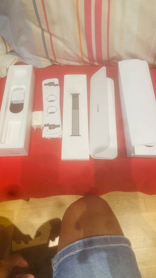 Correa iWatch 44mm Gris + Caja Reloj Apple