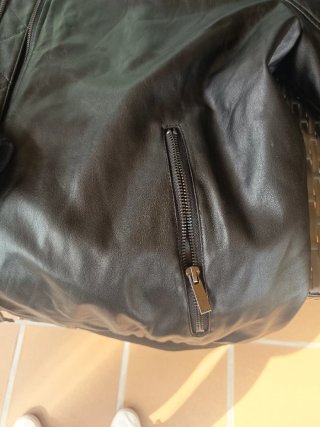 Cazadora Bershka XL Negra