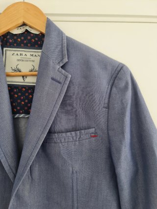 Americana denin para hombre