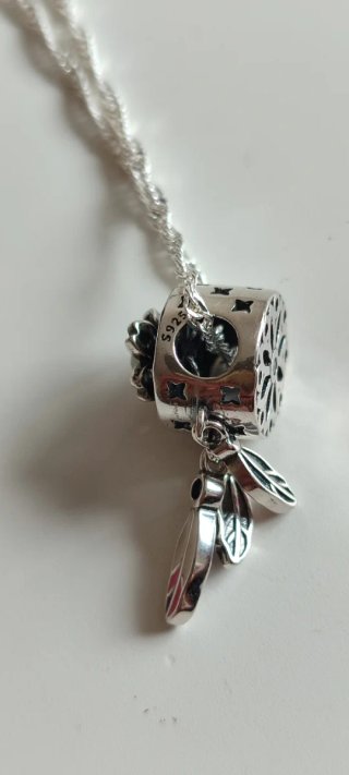 Cadena Plata 925 Charm Atrapasueños Pandora