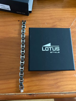 Pulsera Hombre Lotus Style Negra