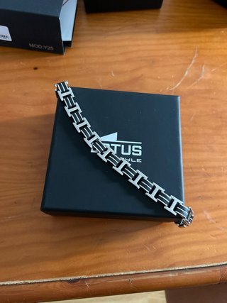 Pulsera Hombre Lotus Style Negra