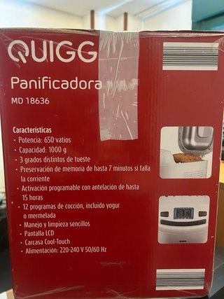 Panificadora Quigg MD 18636
