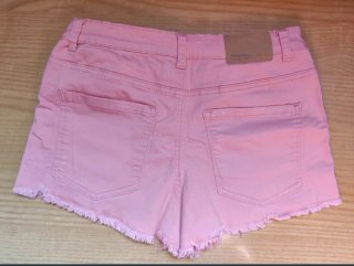 Pantalón corto rosa mujer
