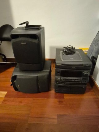 Equipo de música Aiwa negro