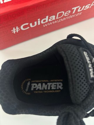 Zapatillas Seguridad Panter Argos S1 Negras