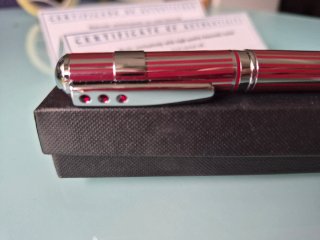 Penna Stilografica Cristalli Swarovski Oro