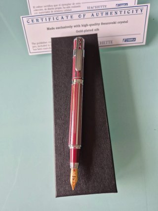 Penna Stilografica Cristalli Swarovski Oro