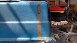 Cuba agua 600L fibra con carrito