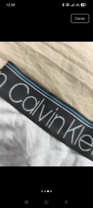 Slip Calvin Klein Blanco