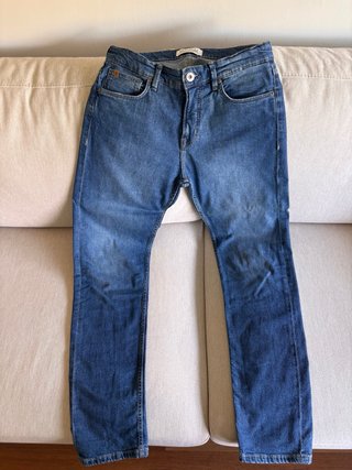 2 Vaqueros Cortefiel Azules