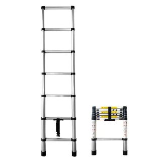 Escalera telescópica aluminio 2,6 m
