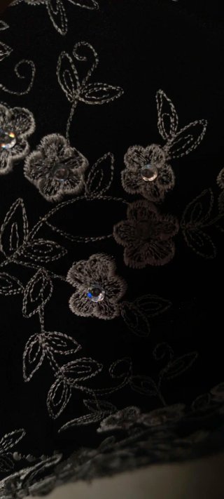 Traje de madrina Rafaello negro