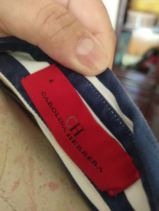 Camisa Carolina Herrera Rayas