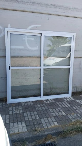 Puerta Corredera Aluminio 199x199 Climalit