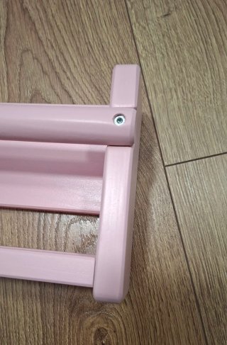 2 estantes IKEA FLISAT de color rosa