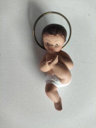 Niño Jesús miniatura vintage para Belén