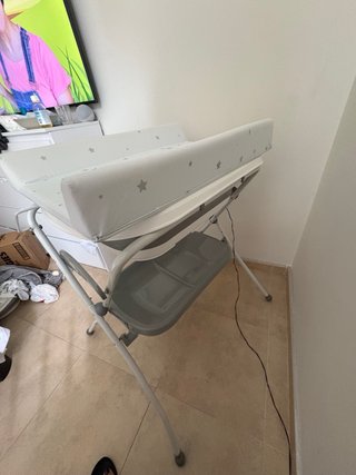 Mueble bañera cambiador plegable