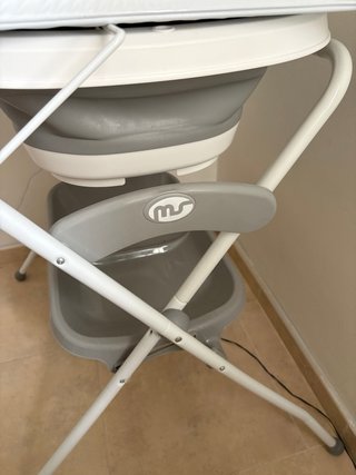 Mueble bañera cambiador plegable