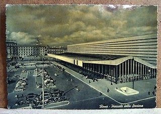 Roma - Piazzale della Stazione [grande, b/n,...