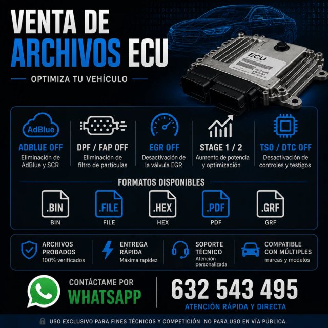 Venta de archivos ecu