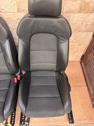 Asientos Sline Audi A3 8p Cuero Negro