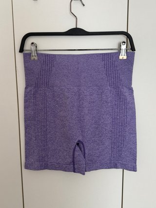 Conjunto 5 Piezas Yoga Sin Costuras Purpura