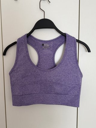 Conjunto 5 Piezas Yoga Sin Costuras Purpura