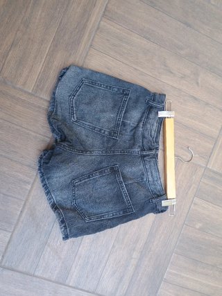 Falda pantalón ZARA denim desgastado