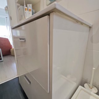 Mueble Lavabo Leroy Merlín Blanco con Espejo baño