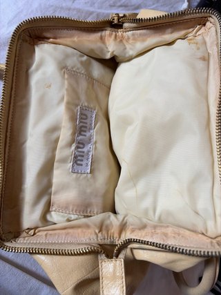 Borsetta Miu Miu vintage beige