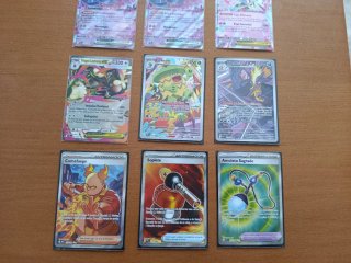 Cartas Pokémon Fuegos Fantasmales EX y especiales