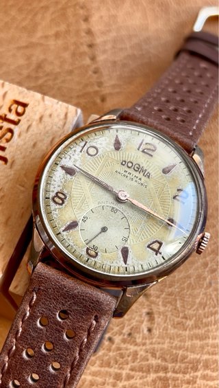 Reloj Dogma Prima Jumbo 38mm Guilloché Tropical